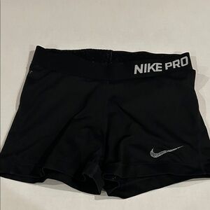 Nike Pro Dri-fit women’s size small spandex shorts black